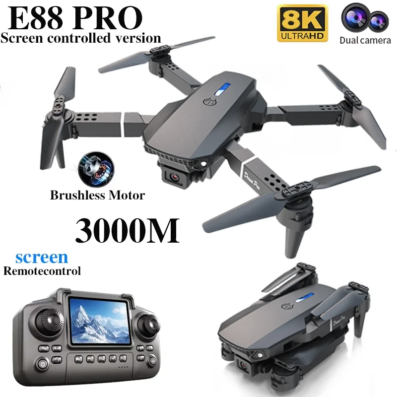Professional E88 PRO Drone wit - огляд і ціна Drone Camera Wide Angle