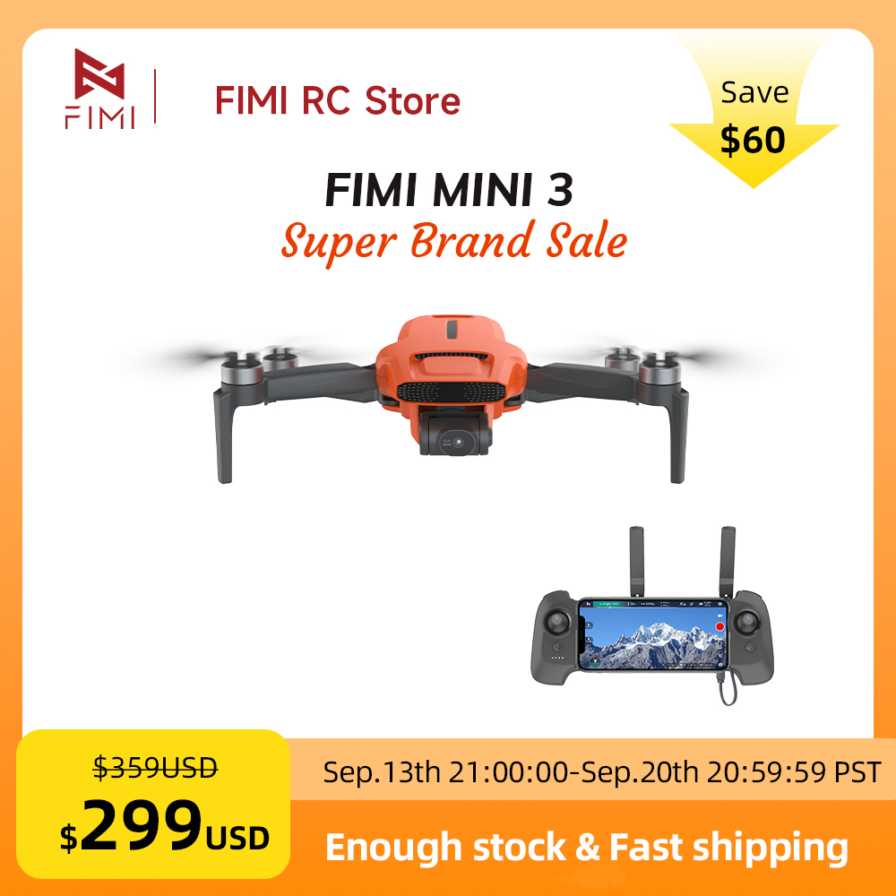 FIMI MINI 3 Camere Drone 4K 60 - огляд і ціна Drone Camera Night Vision
