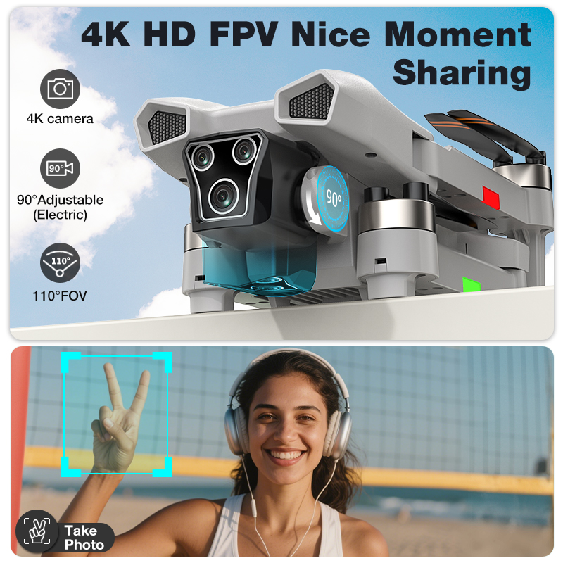 NEW Hot L017 Pro Drone Brushle - огляд і ціна Drone Camera Hd