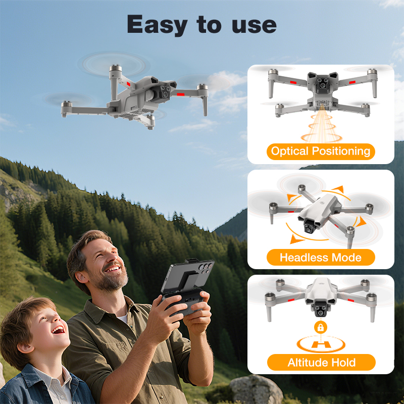 NEW Hot L017 Pro Drone Brushle - огляд і ціна Drone Camera Hd